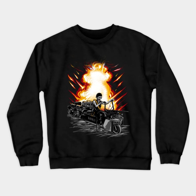 punk army Crewneck Sweatshirt by spoilerinc